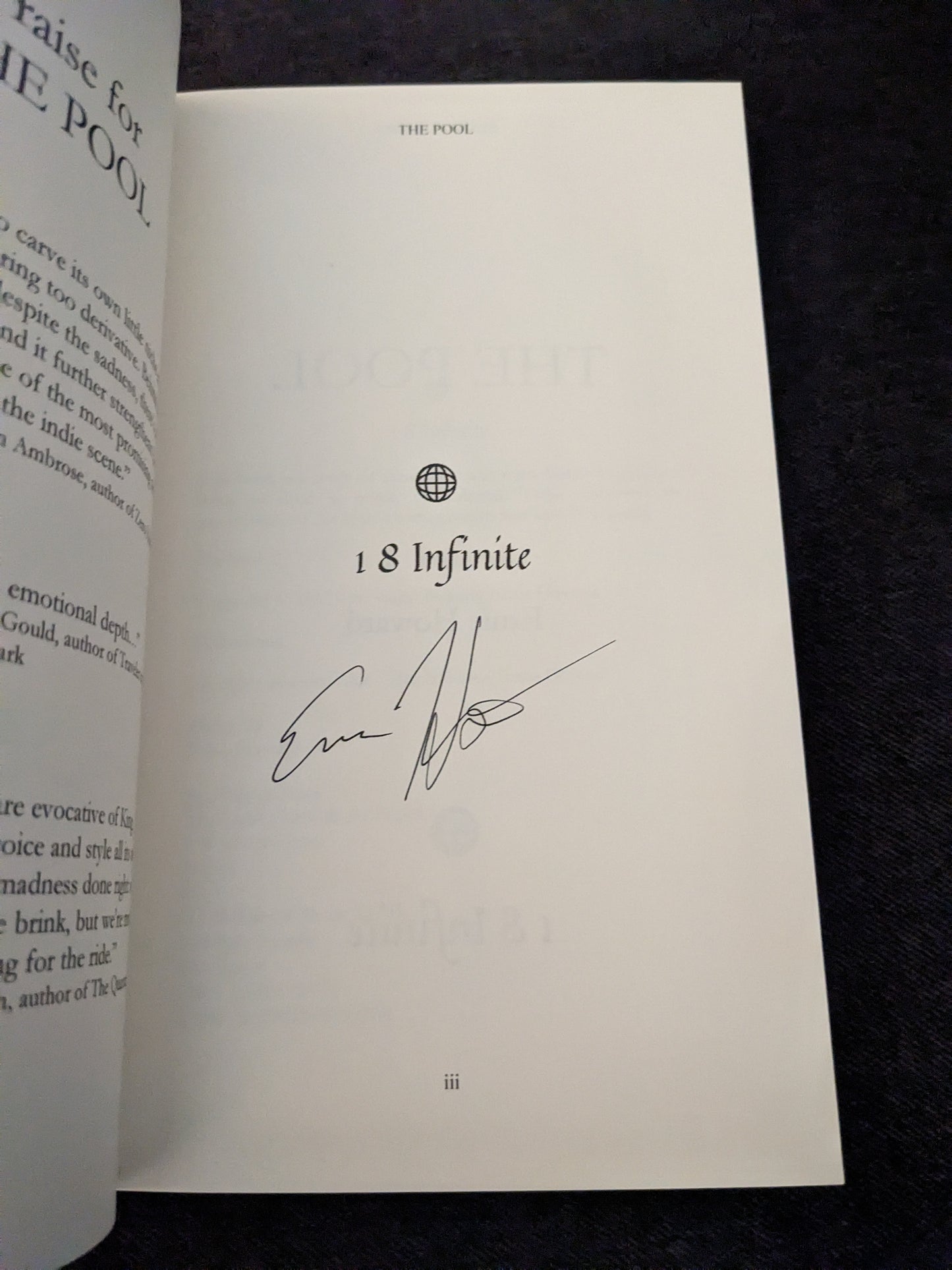 The Pool Omnibus Signed Paperback