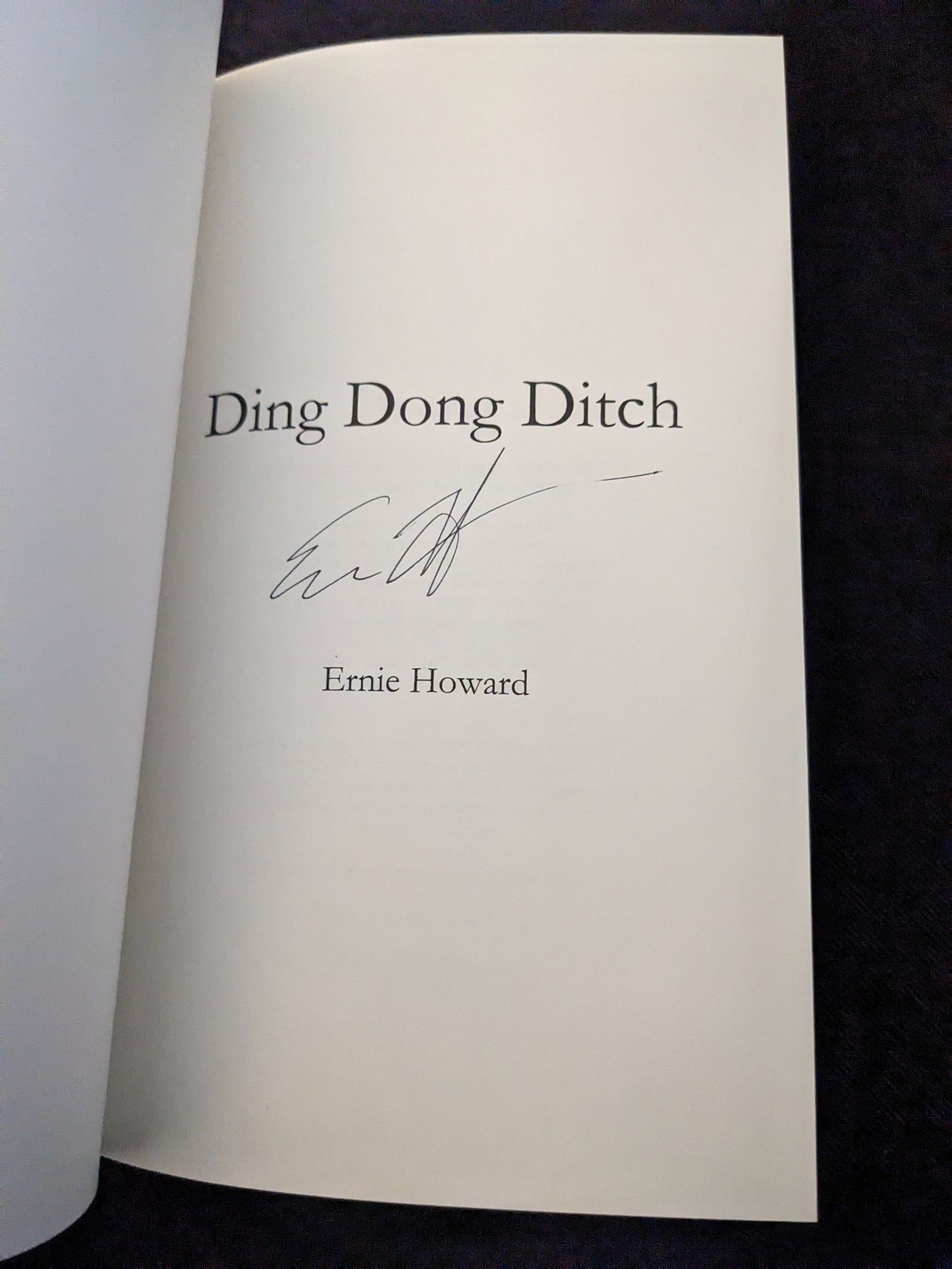 Ding Dong Ditch Signed Paperback