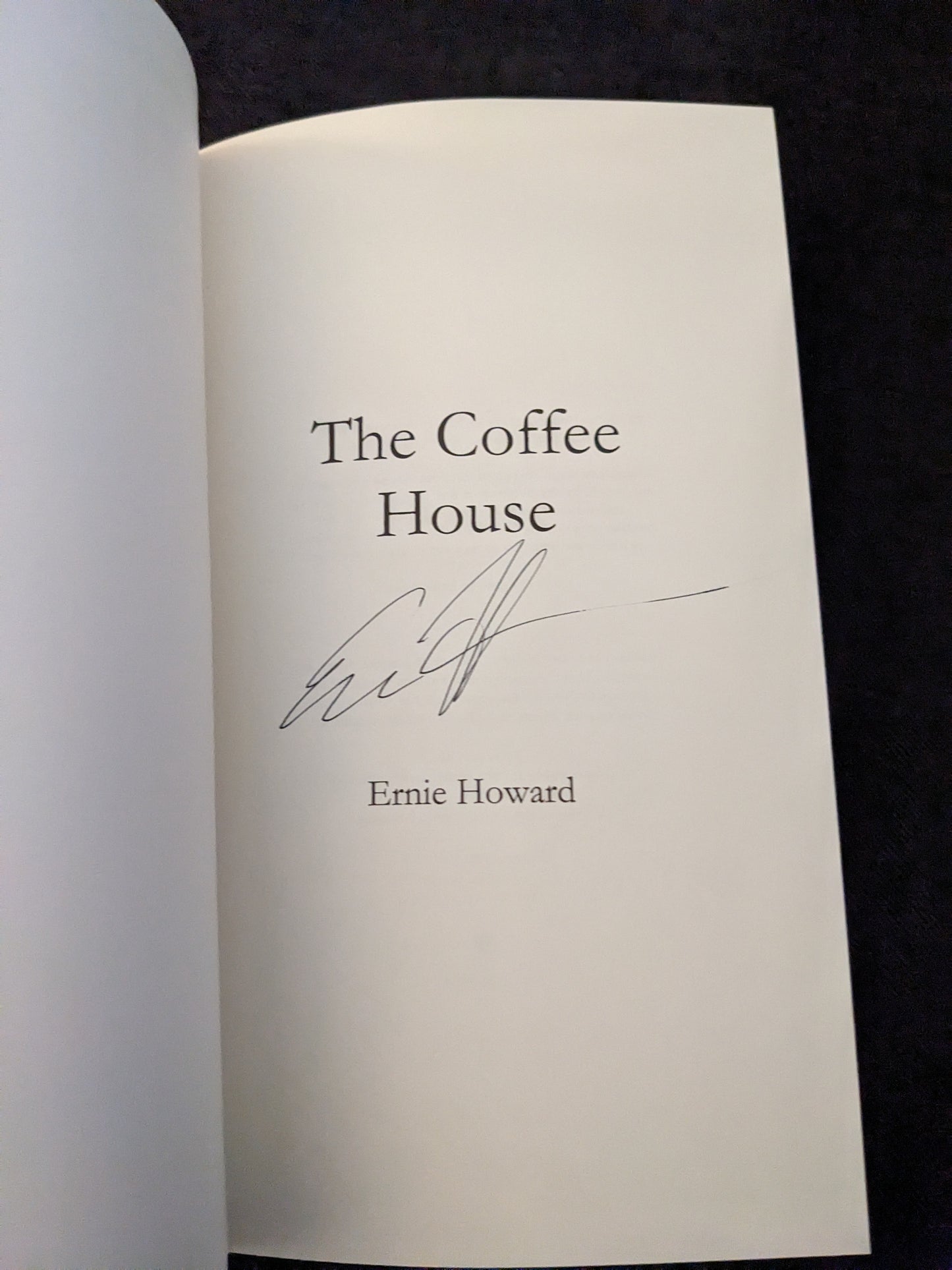 The Coffee House Signed Paperback