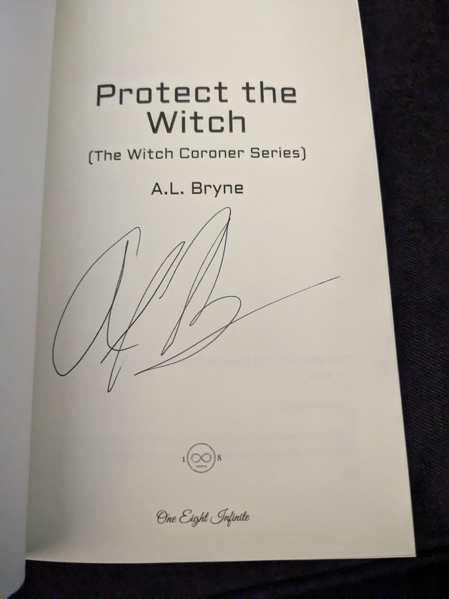 Protect The Witch (The Witch Coroner Series) Signed Paperback